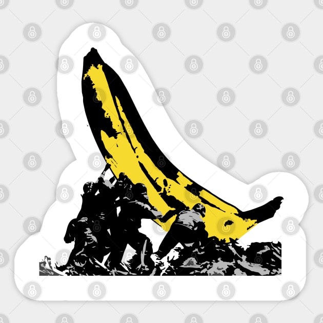 Iwo Jima Underground Sticker by PopGraphics